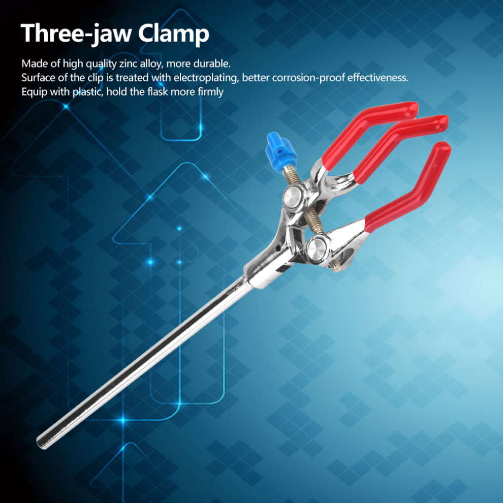 Corrosion-Proof 3-Jaw Lab Clamp
