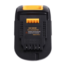 HK18DW Battery Adapter for Hikoki/ 18V Li-Ion Batteries Converted to for 18/20V Li-Ion Battery Power Tools