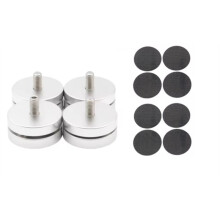 4pcs 45mm M8 Aluminum Alloy Foot Pads for Audio Amplifier CD DAC Speaker Bass Foot Pads High Fidelity B