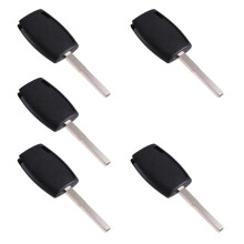 5 Coques de Clé à Transpondeur D'Allumage pour Fiesta, Mondeo, Focus, C-Max, S-Max, pour , HU101 - Accessoires Auto