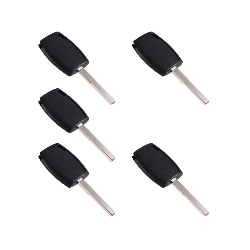 5Pcs Ignition Transponder Key Case Shell For Fiesta Mondeo Focus C-Max S-Max Hu101 Car Accessories Black 4713035006003