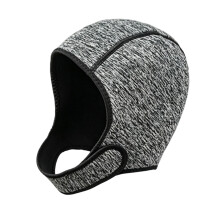 2.5mm Thermal Snorkeling Water Sports Cap Swimming Cap-grey