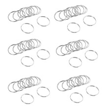 60X Portachiavi Con Portachiavi Da 50 mm di Grossa Qualita'