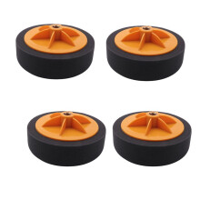 4X 6 Pollice / 15cm Lucidante per Auto Ceretta Pad Spugna M14 Lucidatura per Lucidatura Ceretta Kit Attrezzo per Lucidatura Auto Nero