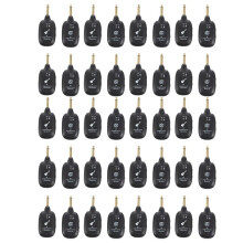 20X UHF Gitarre Kabelloses System Sender Empfaenger Eingebaute Wiederaufladbare