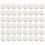 48 Mere Blanche de Perle Luthier Incrustation de Points Marqueur Lateral  6mm 1