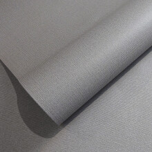 Plain Grey Wallpaper Textured Fabric Effect Free Match