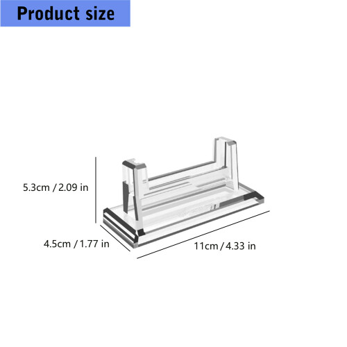 25 Stück wasserdichter transparenter 2