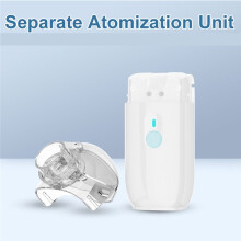 Nébuliseur Portable Silencieux à Membrane Rechargeable pour L'Asthme et les Soins de Santé des Enfants - Blanc