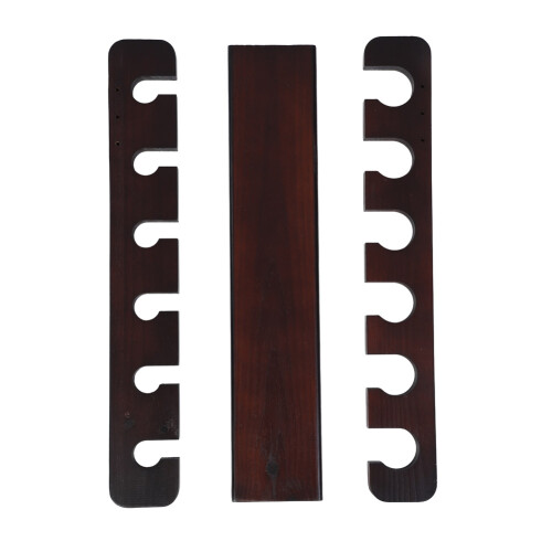 Wooden Rod Holder Mount Rack