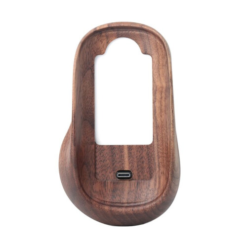 Type-C for  Mouse Case Magic Mouse Solid Wood Base Computer Accessories Heightening Base Walnut Wood