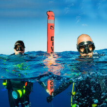Diver Below SMB Buoy 1.5m Orange