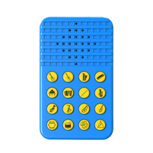 Multifunctioneel 16-knops klankkast, draagbaar apparaat-Blauw