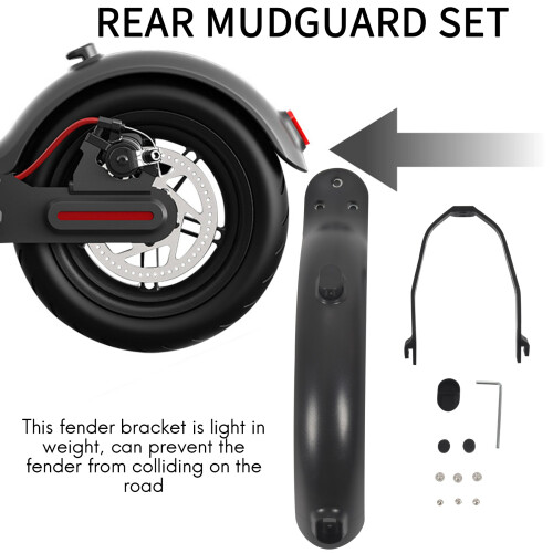 Electric Scooter Replacement Parts Scooter Modification Accessories Rear Mudguard Bracket Set for  M365/M365 Pro 2