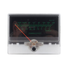 VU Level Meter Stereo Preamp Tube Amplifier Board Indicator DB Preamp Audio Power Meter with Driver Backlit Pointer B