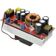 Módulo de Fonte de Alimentação Conversora - Boost de 1800 W e 40 A, Carregador de Tensão Ajustável de 10-60 V para 12-90 V