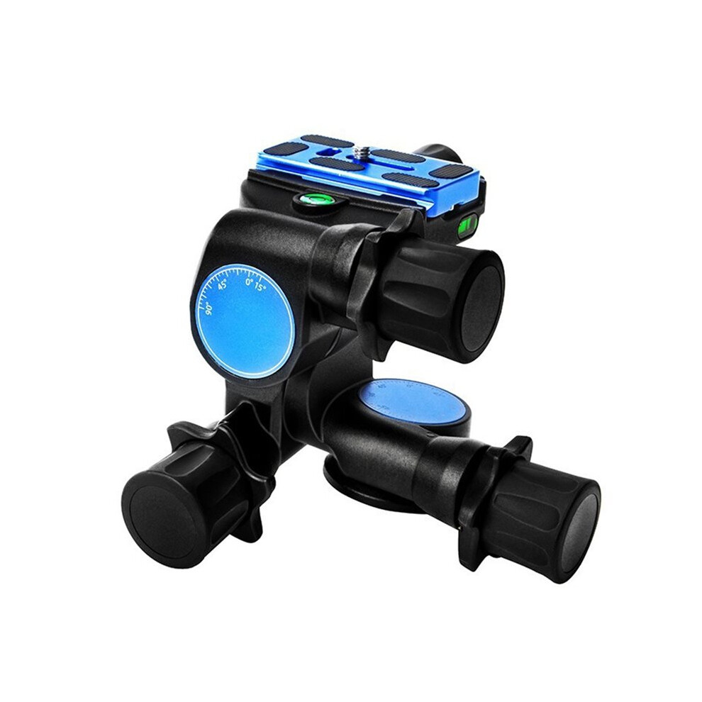 Gd3wh Cn 3-Way Geared Magnesium Alloy Panoramic Tripod For Dslr Camera Precise Three-Dimensional Ptz 4713970149896