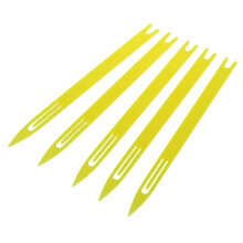 5 StüCk 2 Gelbe Kunststoff-Fischernetz-Reparatur-Nadel-Shuttles