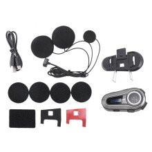 Cuffie per Casco da Moto Radio FM 5.3 Auricolari Wireless Impermeabili per Moto con Schermo LCD