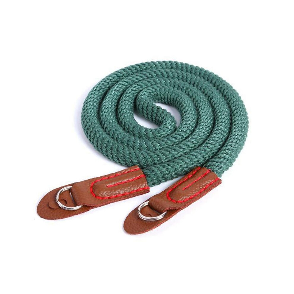 Artistic Simple Cotton Mirrorless Camera Backpack Mirrorless Camera Round Hole Camera Strap Green 4712044139290