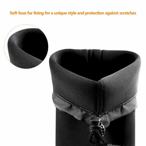 8PCS Camera Case Lens Pouch Set Lens Case Small Medium Large and Extra Large for DSLR Camera Lens Bag Pouch Shockproof 2