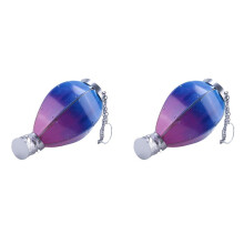 2X Art & Gift Solar-HeißLuftballon-Laterne - HäNgende, Solarbetriebene LED-Leuchten, Wasserdicht, Tragbar, Dekorativ