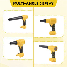 Cordless Dust Blower Electric Air Blower Turbo Jet Handheld Garden Leaf Blower Dust Blowing Power Tool for 18V