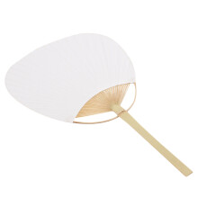 60pcs Pure white bamboo handle blank calligraphy painting blank group fan fan fan white fan