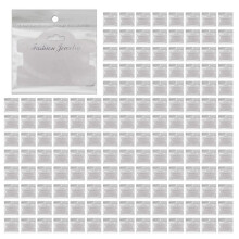 200 StüCk Armband-Display-Karten, Schmuck-Display, HäNgende Karte, Armband-Verpackung, Halsketten-Karten mit Taschen, Weiß