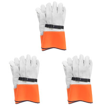 Comfortabele beschermende handschoenen van geitenleer-3 paar