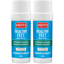O'Keeffe's for Healthy Feet Intensive Healing Balm; Guaranteed Relief for Extremely Dry; Cracked Feet; 2.2oz Balm Stick, (Pack of 2)