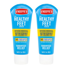 O'Keeffe's for Healthy Feet Intense Renewal Cream with Urea & Alpha Hydroxy Acid - 3 oz Tube - Dry Feet (Pack of 2)