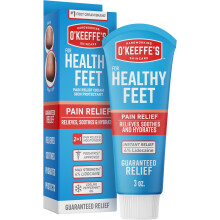 O'Keeffe's for Healthy Feet Pain Relief Skin Protectant Cream; 3 Ounce Tube (Pack of 1); Foot Pain Relief Cream; Cooling Foot Cream