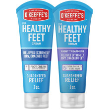 O'Keeffe's for Healthy Feet Foot Cream; 3.0 Ounce Tube and O'Keeffe's for Healthy Feet Night Treatment Foot Cream; 3.0 Ounce Tube
