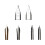 10Pcs Metal Fountain Pen Replacement Tip-Dark tip 0.38 2