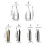 10Pcs Metal Fountain Pen Replacement Tip-Dark tip 0.38 4