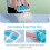 Ice Tray Set with Lid and Bin - Silicone Ice Trays for Freezer, Stackable Storage Container & Scoop 4