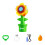 Flower Shape Bubble Dispensing Guns for-Remote control versi 1