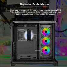 Neuer Gehäuselüfter-Hub: Zwei-in-Eins-Lüfter-Hub, 8 PWM-Anschlüsse, 8 ARGB-Anschlüsse, Magnetisches Design