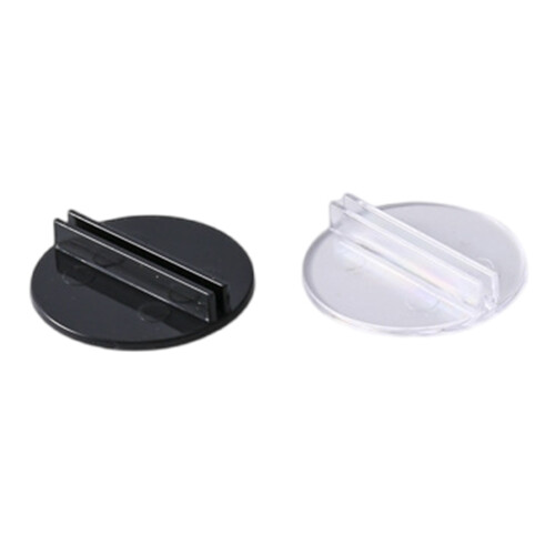 100Pcs Game Card Holder Table Number Stand Plastic Place-Black 1