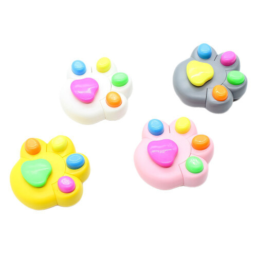 Animal Shape Fluorescent Highlighter Marker Pen for Note-Pink 2