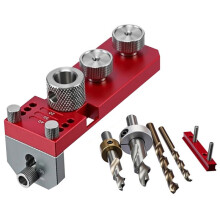 Nauwkeurige Aluminium Profielgatzoeker voor Het Vereenvoudigen van Nauwkeurig Boren, Houten Deuvelponszoeker, Aluminium Pocket Hole Mal