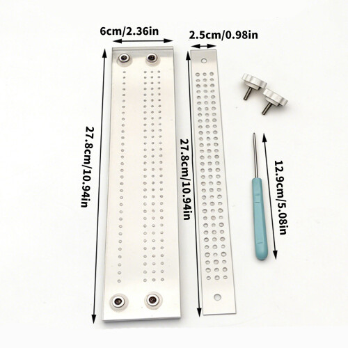 Clear Acrylic Bookbinding Hole Puncher For Sewing Notebooks 2