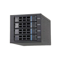 Externes SSD-Speichergehäuse mit Vier Einschüben für 3,5-Zoll-Festplatten (Direktanschluss) für U.2/-Festplatten
