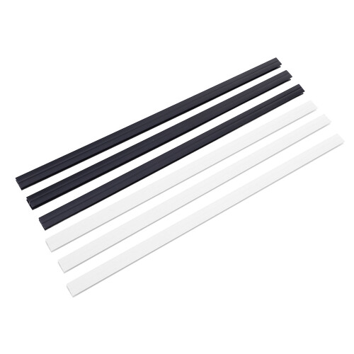 Vertical Coffee Pod Storage Strips Black White