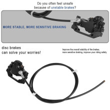 Front Rear Oil Brake for  OXO Electric Scooter Front Rear Hydraulic Disc Brake Electric Scooter Accessories