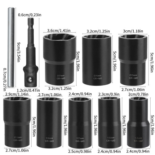 1/2-Inch Drive Bolt Extractor Kit 1
