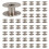 New 120pcs Sewing Machine Bobbins Stainless for Household Singer 15 Class 1