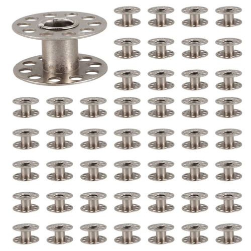 New 120pcs Sewing Machine Bobbins Stainless for Household Singer 15 Class