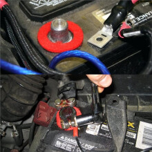 Kit de Nettoyage et de Réparation des Bornes de Batterie avec 5 Cales, 2 Brosses et 12 Rondelles pour la Réparation et L'Entretien Automobile